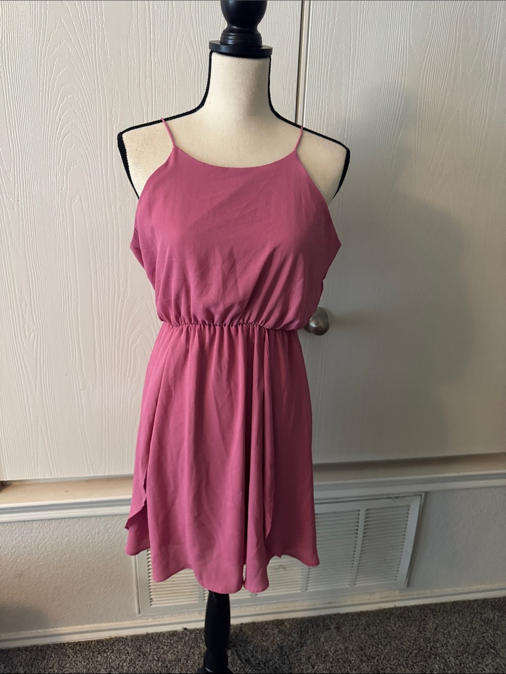 The Impeccable Pig Pink Halter Sundress